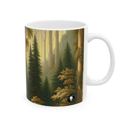 "Tranquil Forest Glen" - The Alien Ceramic Mug 11oz