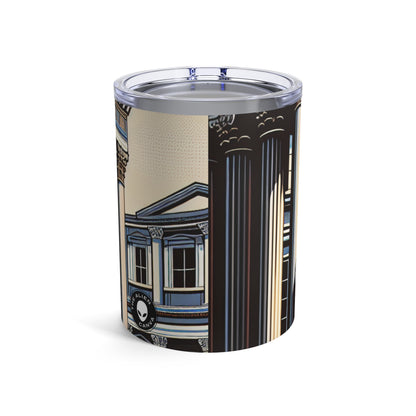 "Élégance urbaine néoclassique" - The Alien Tumbler 10oz Néoclassicisme