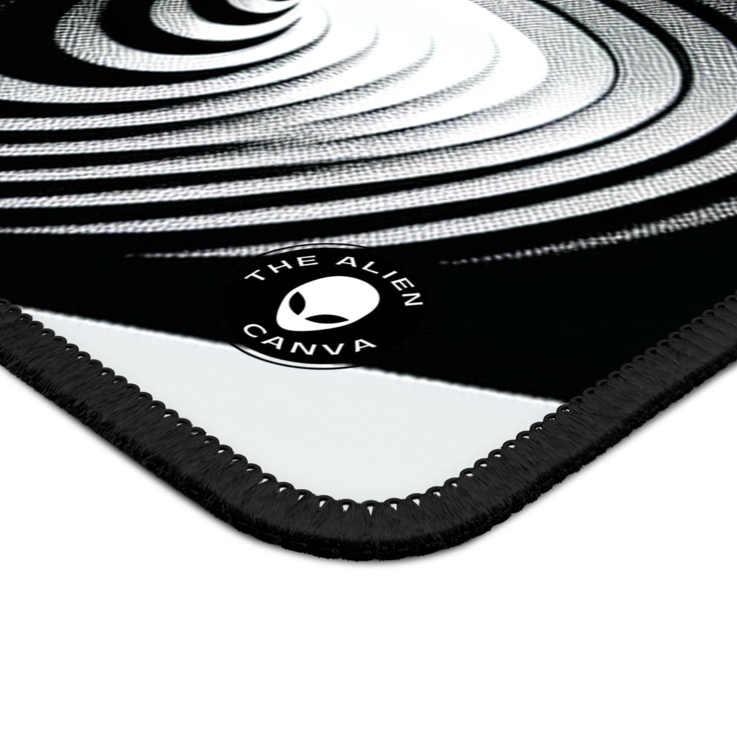 "Cubo convolucional: una ilusión óptica de movimiento incesante" - The Alien Gaming Mouse Pad Op Art