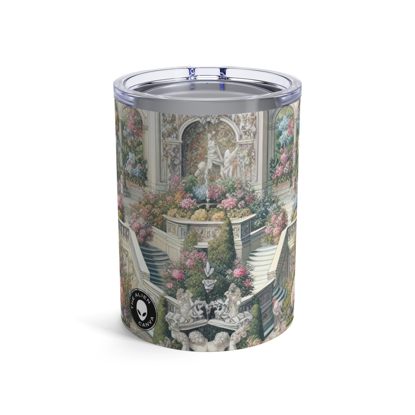 "Garden Elegance: A Rococo Affair" - The Alien Tumbler 10oz Rococo