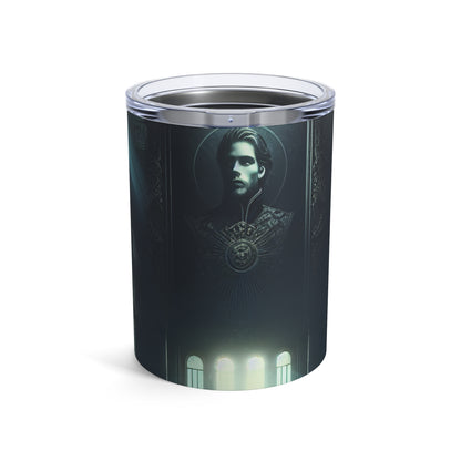 "Moonlight Shadow: A Gothic Portrait" - The Alien Tumbler 10oz Gothic Art Style