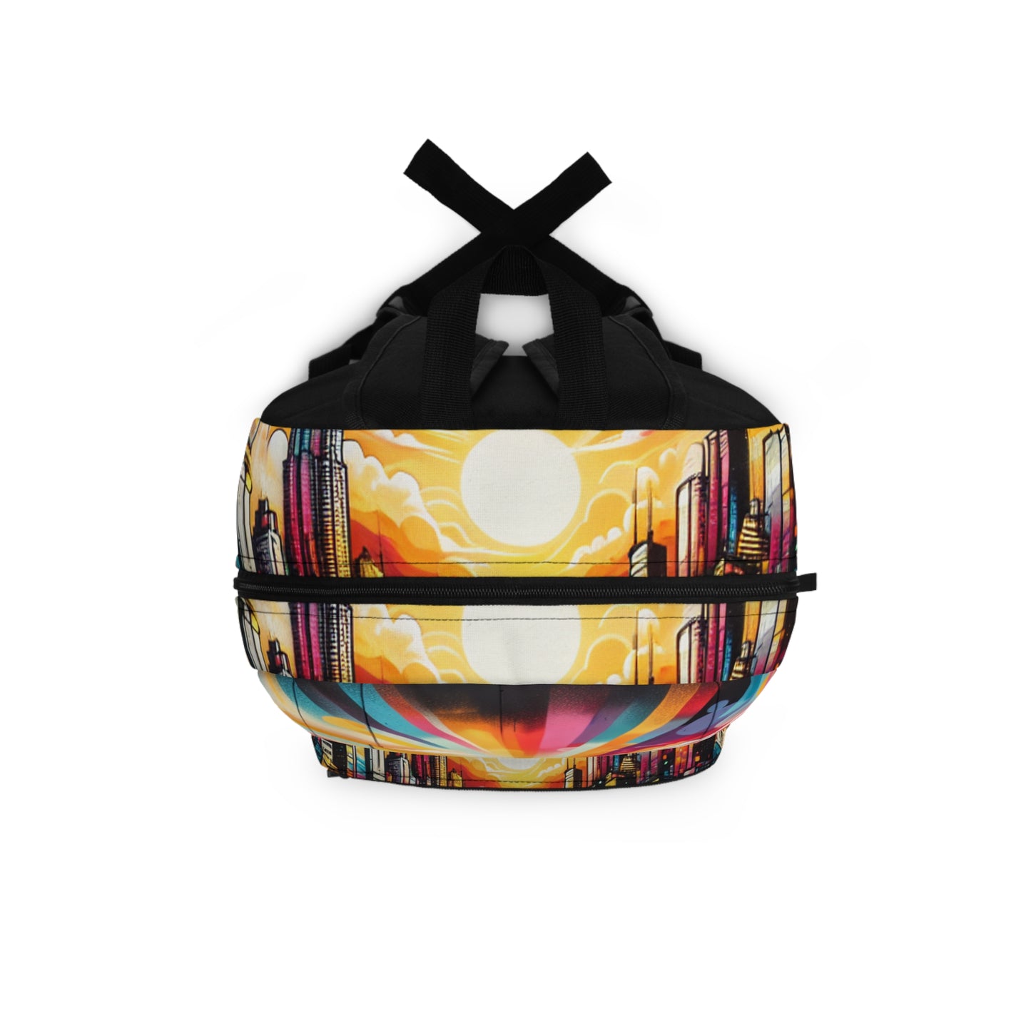 "Cityscape Sunrise" - Le sac à dos Alien Street Art / Style Graffiti