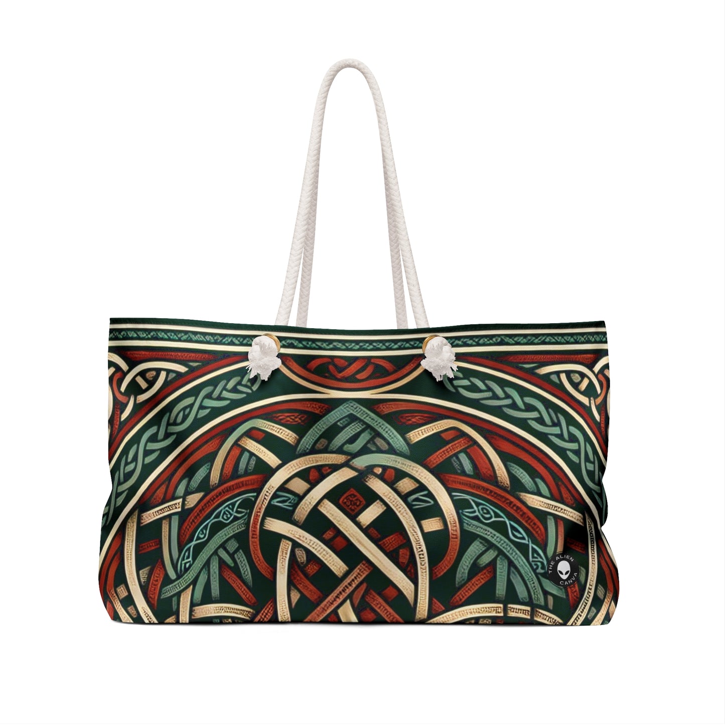 "Majestic Celtic Vision: A Mesmerizing Artwork Inspired by the Cliffs of Moher" - The Alien Weekender Bag Celtic Art