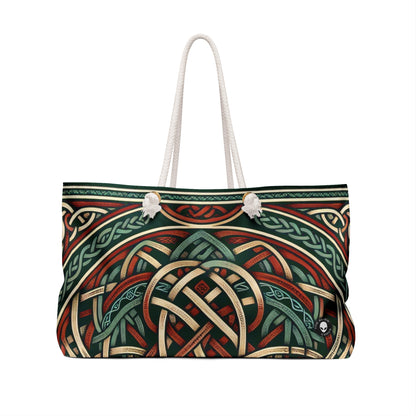 "Majestic Celtic Vision: A Mesmerizing Artwork Inspired by the Cliffs of Moher" - The Alien Weekender Bag Celtic Art