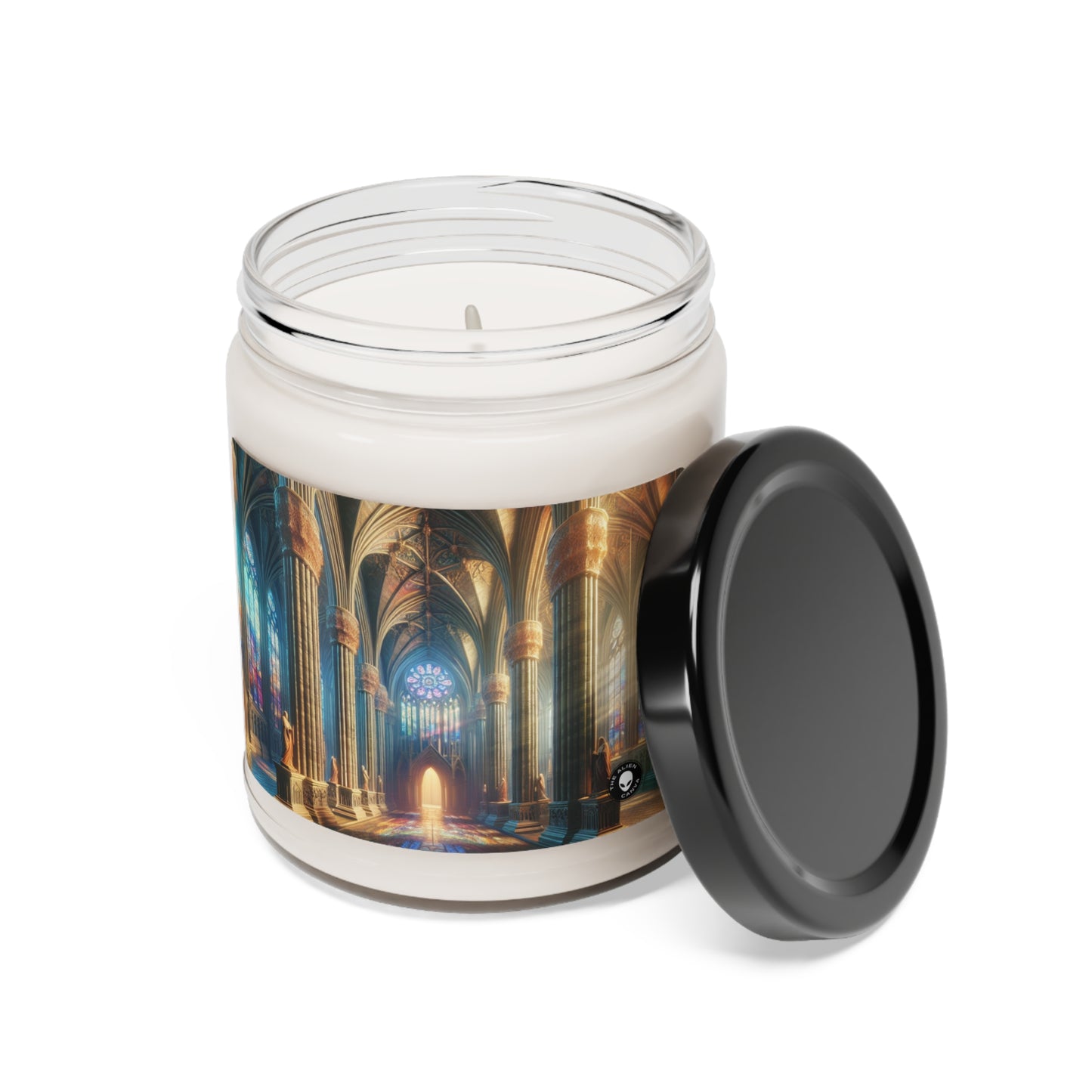 Shadows of the Gothic Cathedral - The Alien Scented Soy Candle 9oz Gothic Art