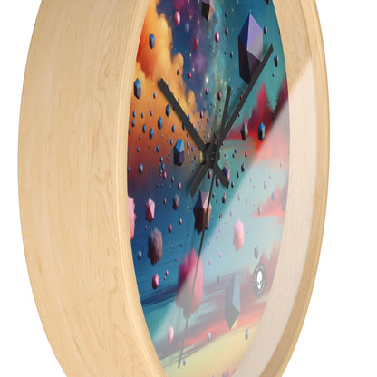 "Floating Dimensions: A Surreal Sky" - The Alien Wall Clock