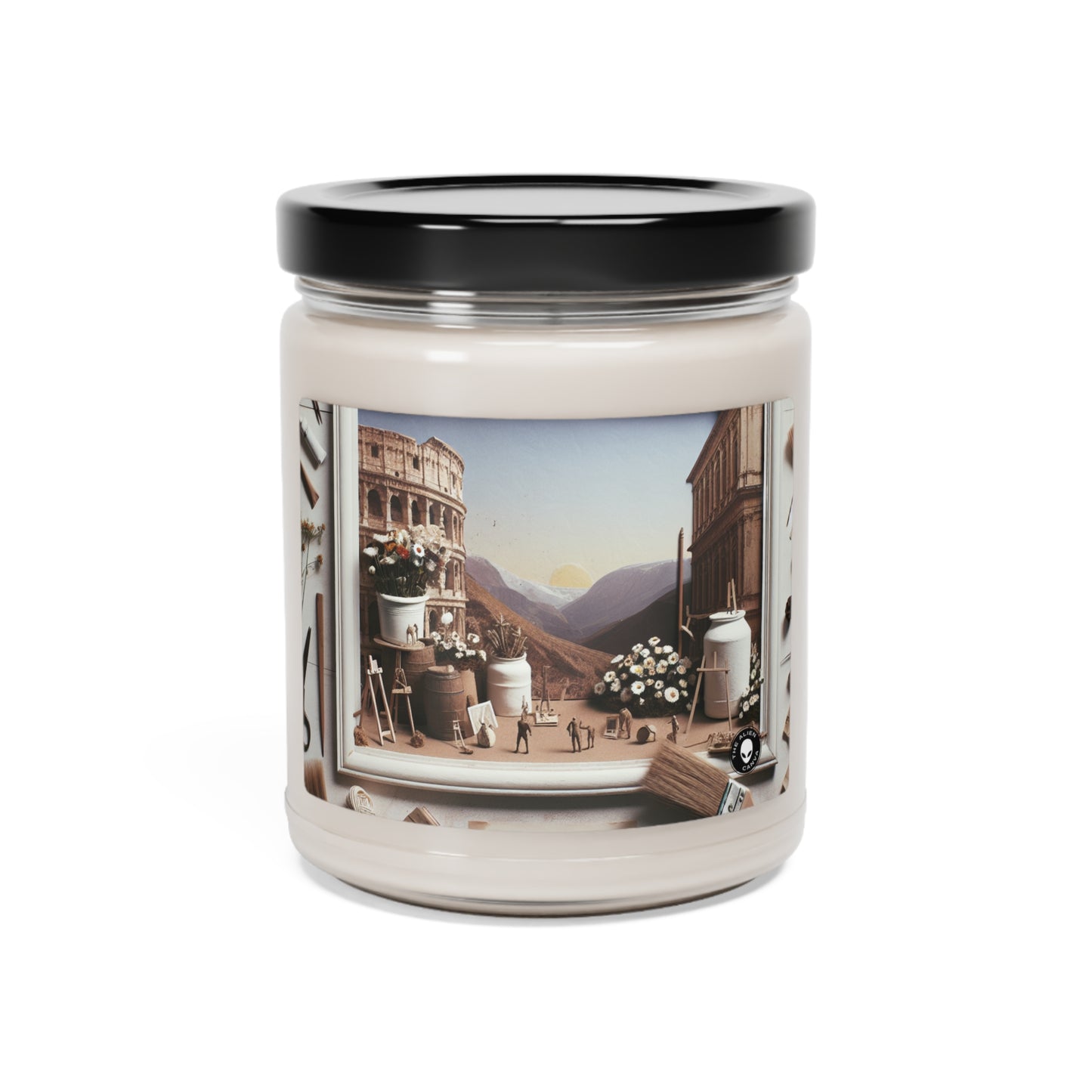 "Elemental Elegance: A Mixed Media Tribute to Arte Povera" - The Alien Scented Soy Candle 9oz Arte Povera