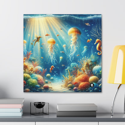 "Sunlit Serenity: A Magical Underwater Realm" - The Alien Canva