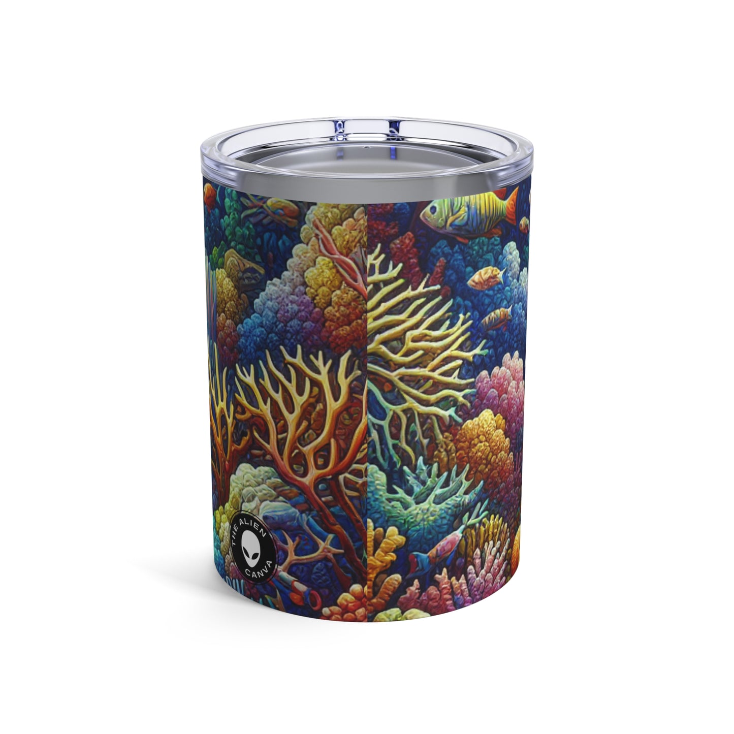 "Marine Paradise: Colorful Coral Reef Wildlife" - The Alien Tumbler 10oz