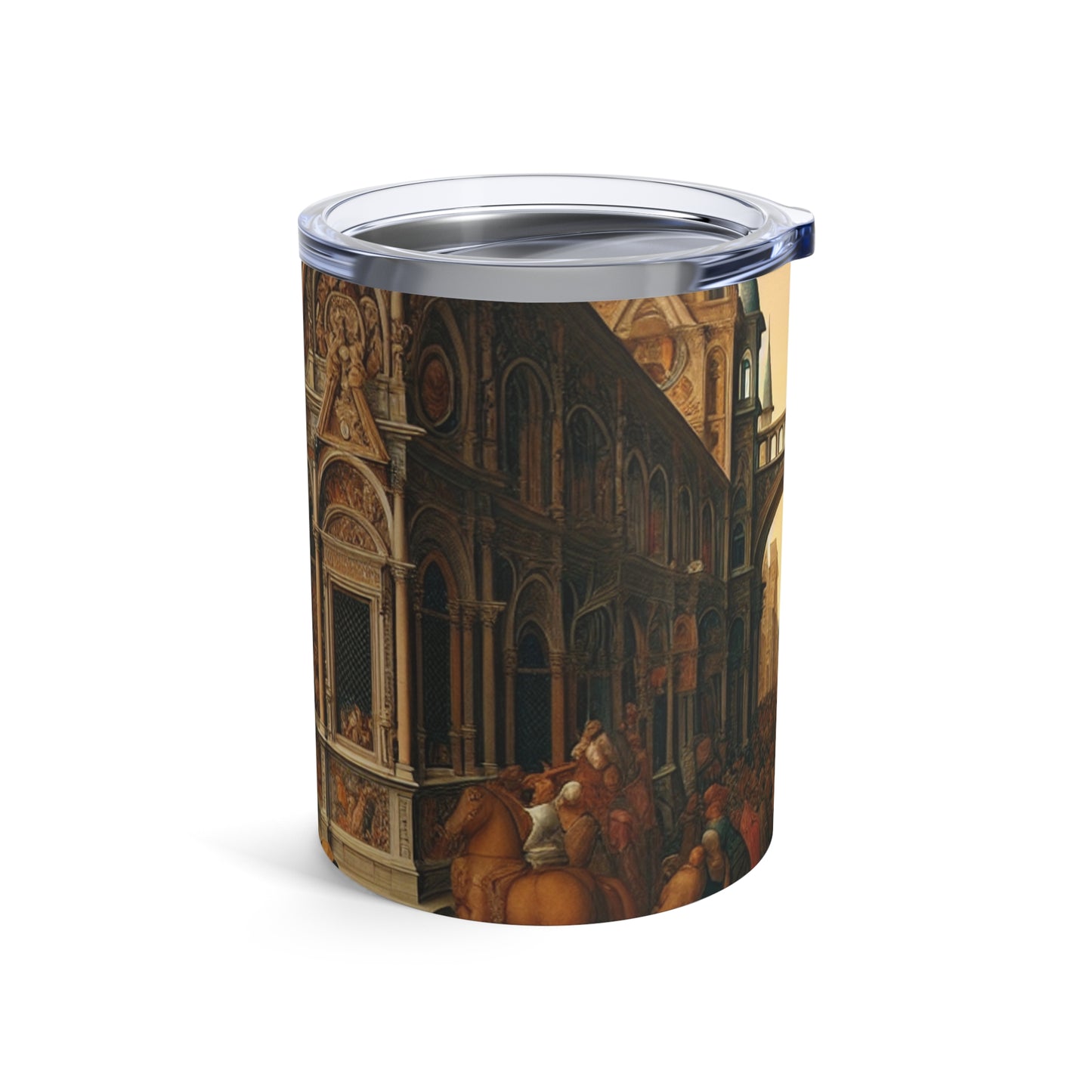 "Unity in Opulence: A Renaissance Banquet of Nations" - The Alien Tumbler 10oz Renaissance