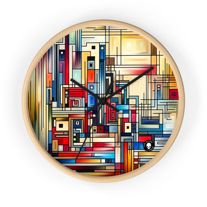 "Urban Symmetry: A Precisionist Perspective" - The Alien Wall Clock Precisionism