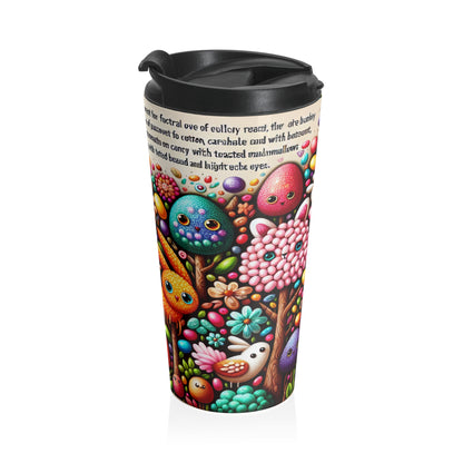 Taza de viaje de acero inoxidable "Jellybean Forest Fantasy" - El extraterrestre