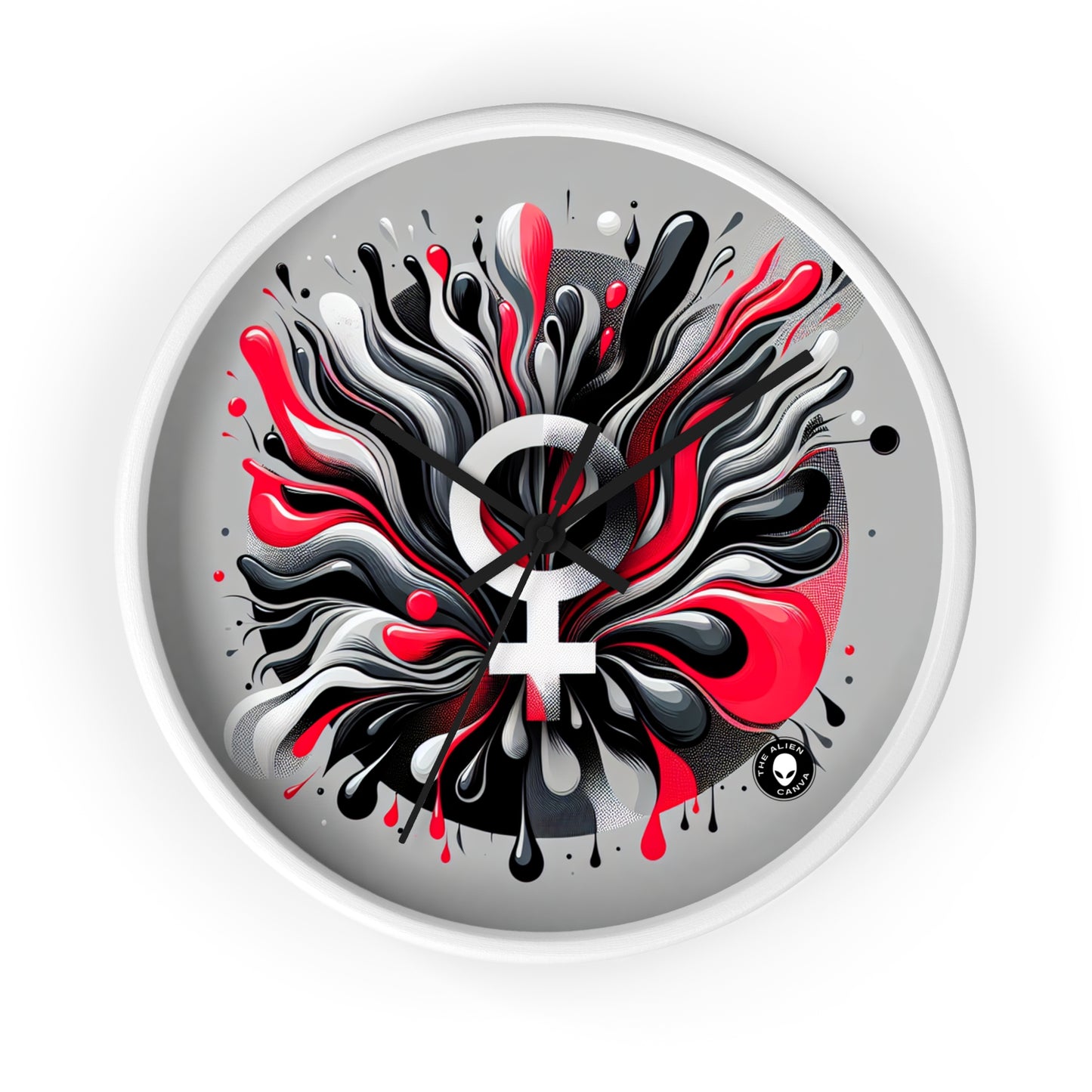 "Borders Broken: A Provocative Journey into Transgressive Art" - The Alien Wall Clock Transgressive Art