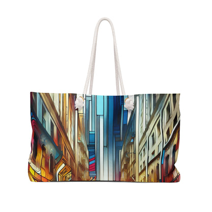 "Urban Ecosystem: A Graffiti Fusion" - The Alien Weekender Bag Graffiti Art