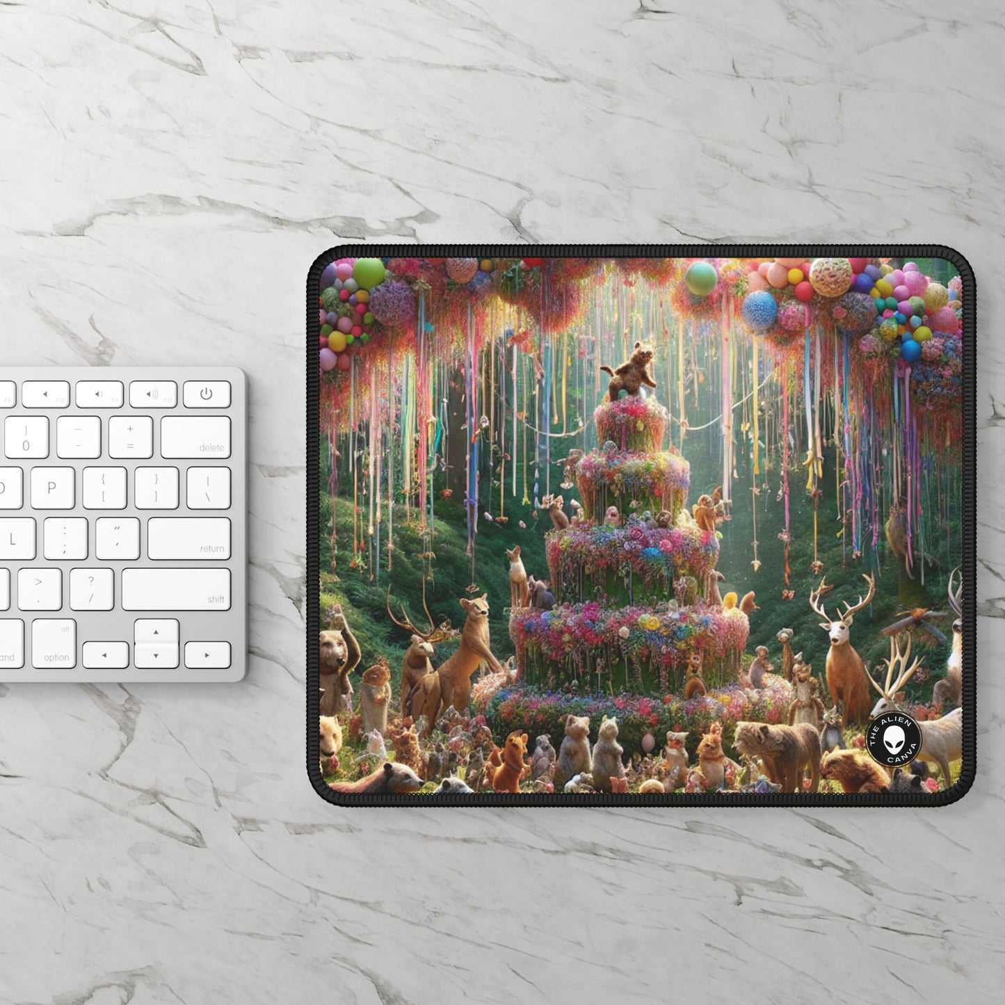 "Forest Fiesta" - The Alien Gaming Mouse Pad