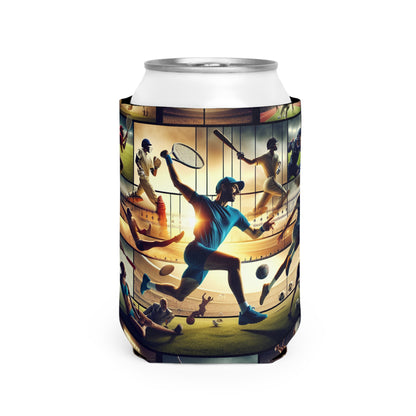 "Sports Synthesis: A Video Art Piece" - Estilo de videoarte de la funda Alien Can Cooler