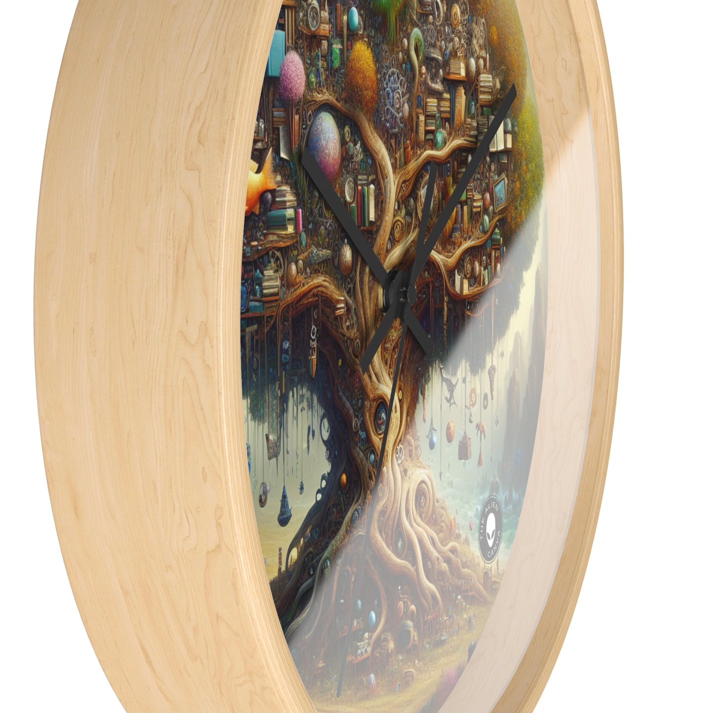 "The Tree of Curiosities" - The Alien Wall Clock