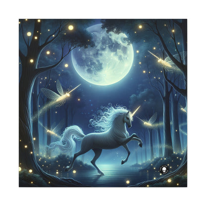 "Enchanted Moonlit Forest" - The Alien Canva