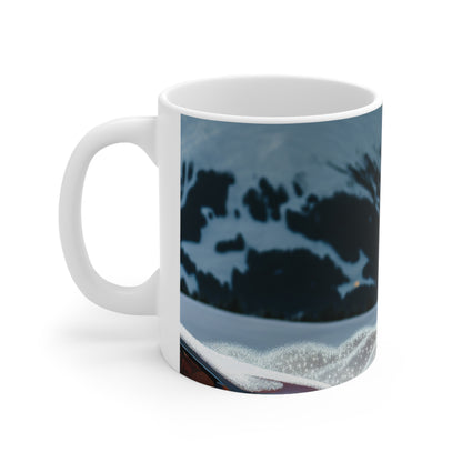 "Winter Hideaway" - The Alien Ceramic Mug 11oz Photorealism Style