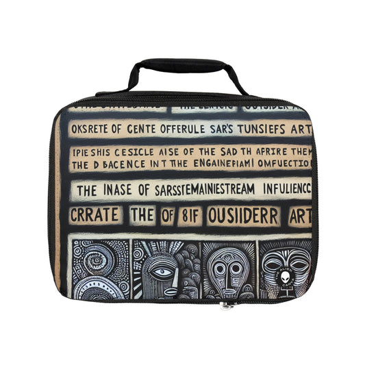 "Intersecting Realities: An Outsider Art Interpretation"- The Alien Lunch Bag Outsider Art