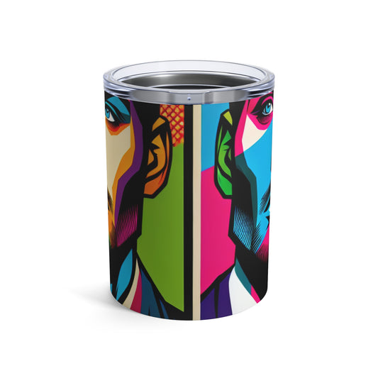 "Celebrity Pop Art Portrait" - The Alien Tumbler 10oz Pop Art Style