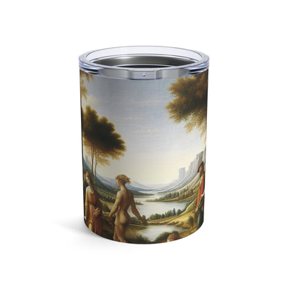 "Un renacimiento de la ciudad: combinación de elegancia clásica con energía urbana moderna" - The Alien Tumbler 10oz Renaissance Art