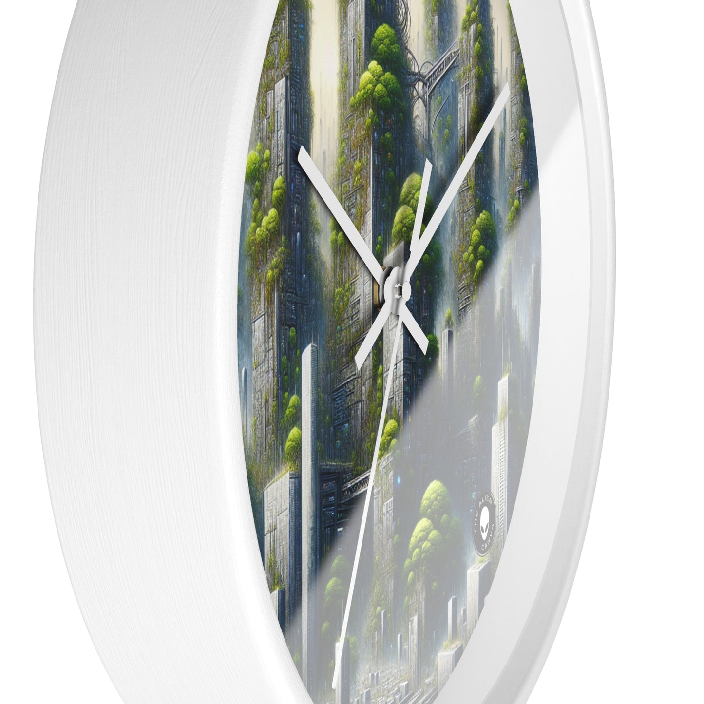 "Biodome Cityscape": el reloj de pared extraterrestre