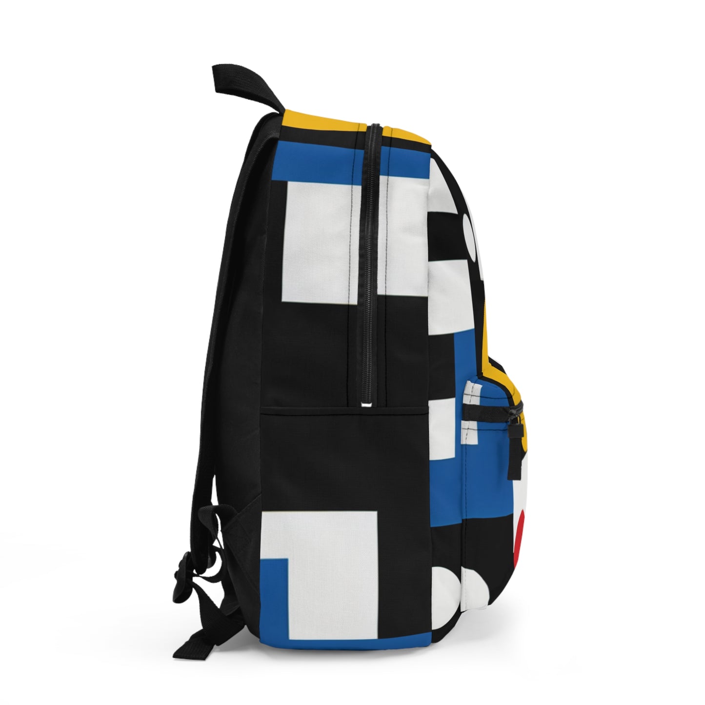 "Suprematic Harmony: Exploring Geometric Composition with Bold Colors" - The Alien Backpack Suprematism