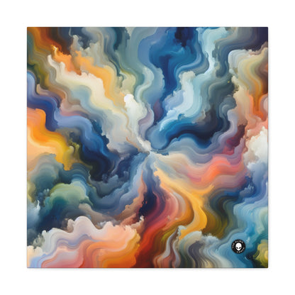 "Sunset Reflections: A Serene Color Field Painting" - The Alien Canva Color Field Painting