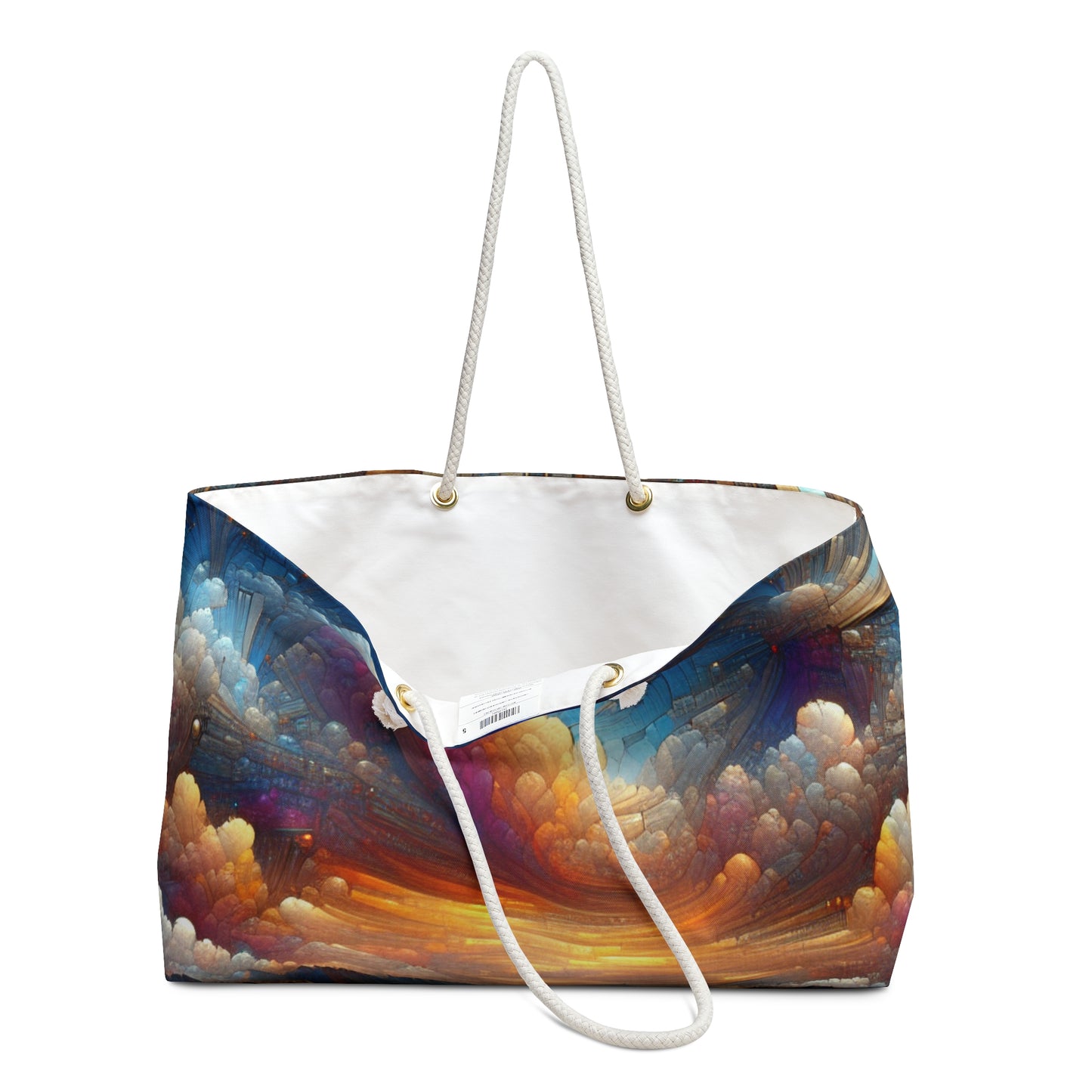 "Enchanted Realm: A Magical Fairy Kingdom" - The Alien Weekender Bag Digital Painting