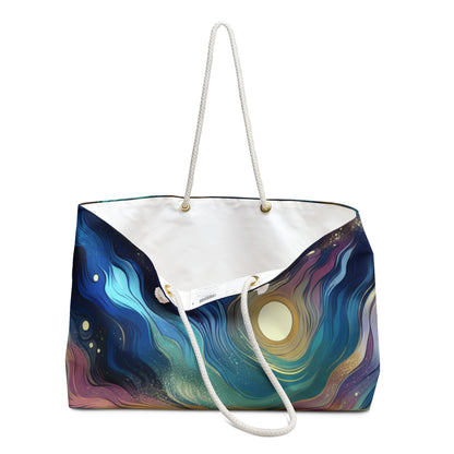 « Midnight Majesty : reflets abstraits sur l'océan » - Le sac de voyage Alien