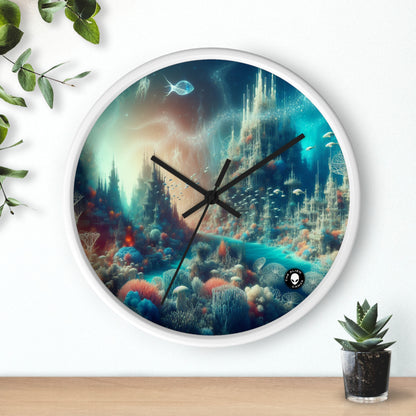 "Deep Sea Dreamscape" - The Alien Wall Clock