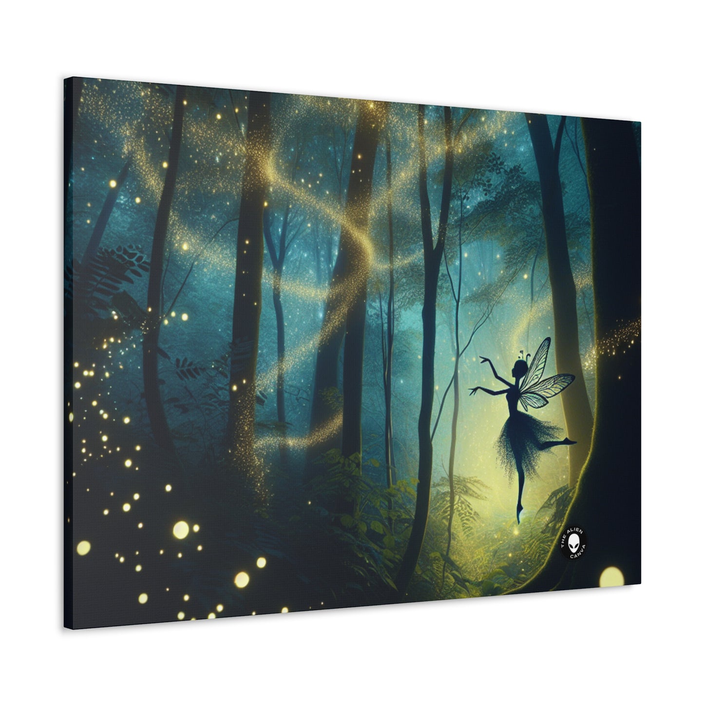 "Enchanted Forest: Firefly Dance" - The Alien Canva