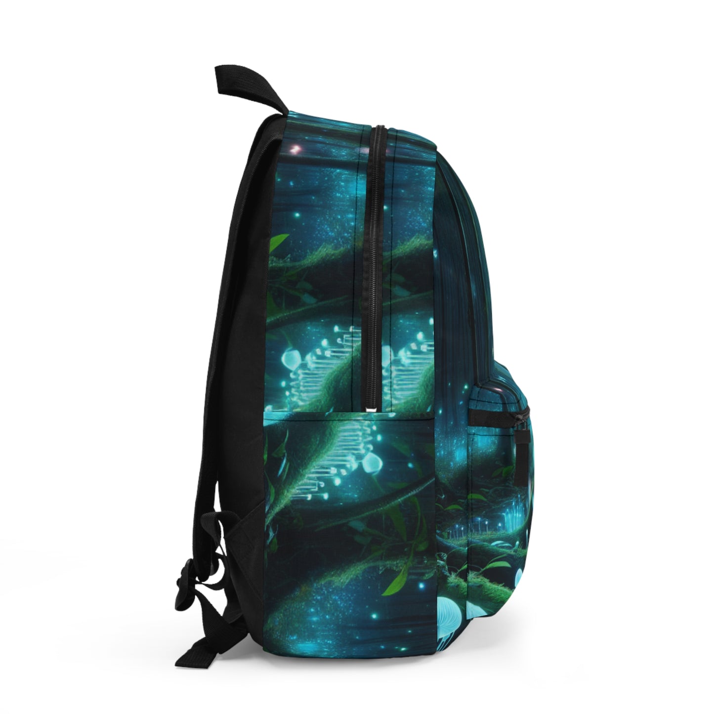 "Enchanted Night: Bioluminescent Forest" - The Alien Backpack