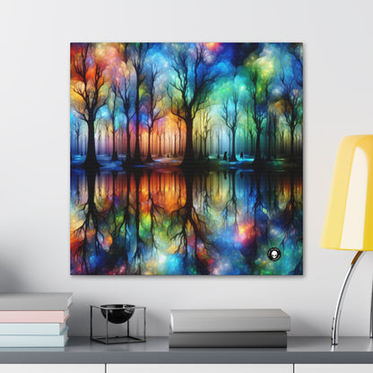 "Enchanted Rainbow Woods" - The Alien Canva