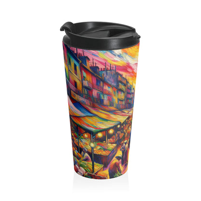 "Jungle Fauvism" - Taza de viaje de acero inoxidable The Alien Fauvism