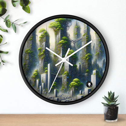 "Biodome Cityscape": el reloj de pared extraterrestre