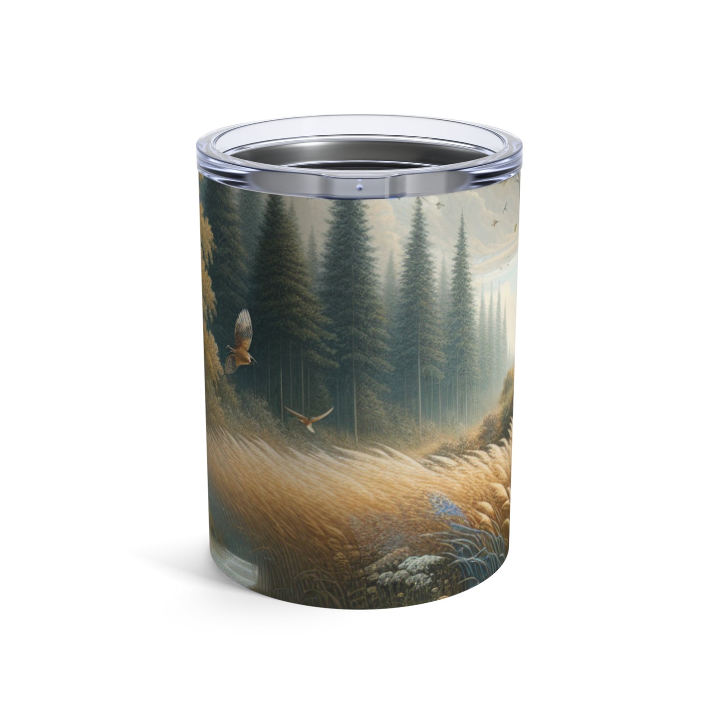 "Renacimiento y decadencia: una instalación de arte sostenible" - The Alien Tumbler 10oz Environmental Art