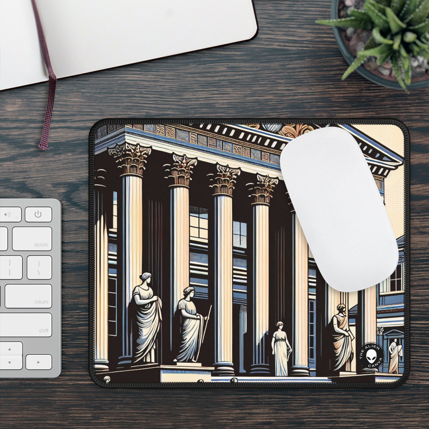 "Neoclassical Urban Elegance" - The Alien Gaming Mouse Pad Neoclassicism