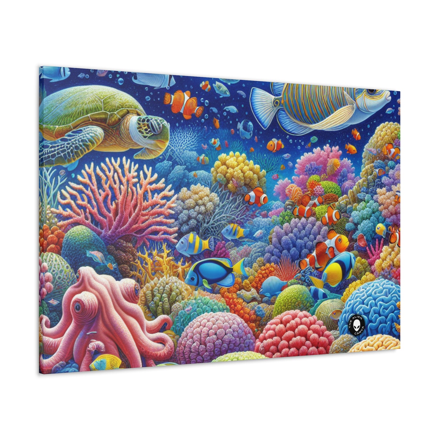 "Tropical Paradise: Underwater Wonderland" - The Alien Canva