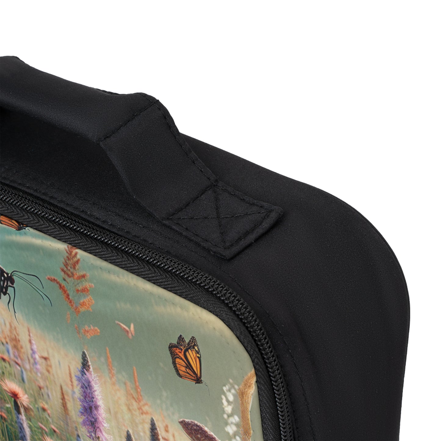 "A Monarch in Wildflower Meadow" - The Alien Lunch Bag Realism Style