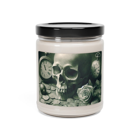 "Lingering Decay" - The Alien Scented Soy Candle 9oz Vanitas Painting Style