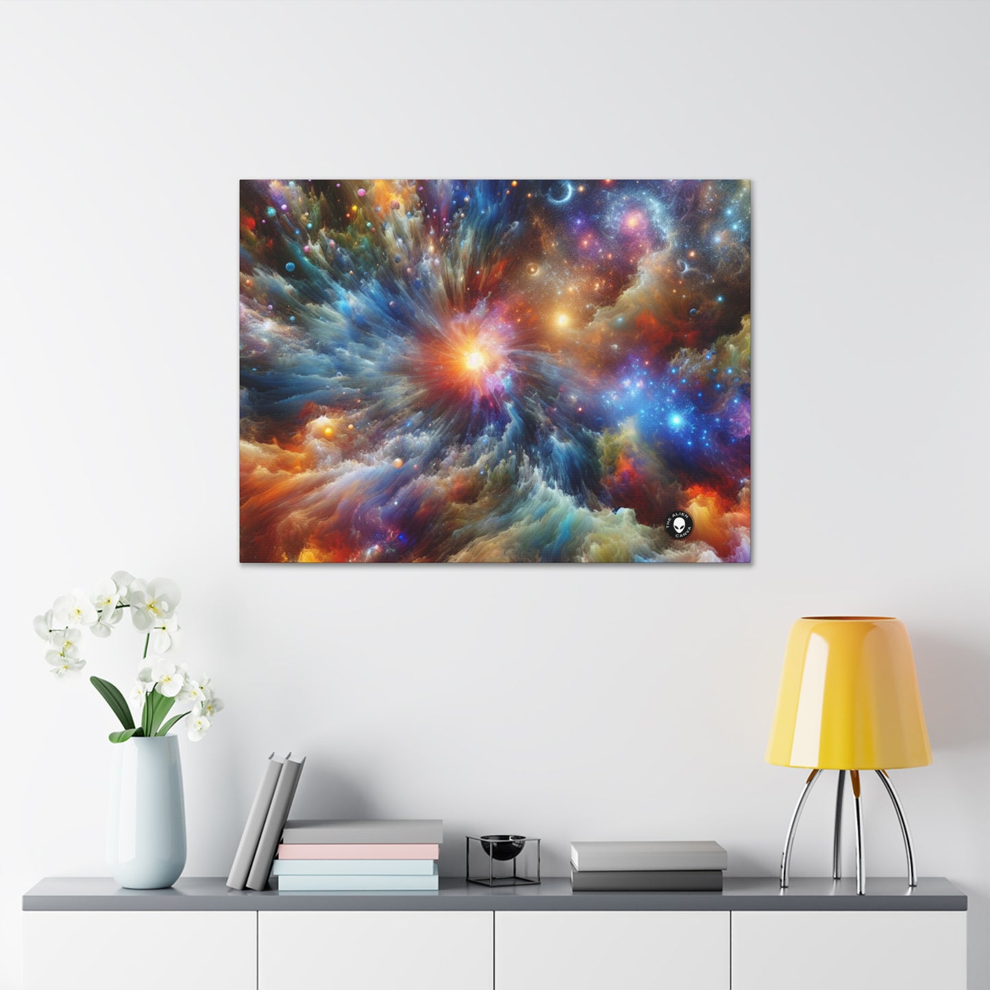 "Galactic Creation: A Kaleidoscope of Cosmic Wonder" - The Alien Canva