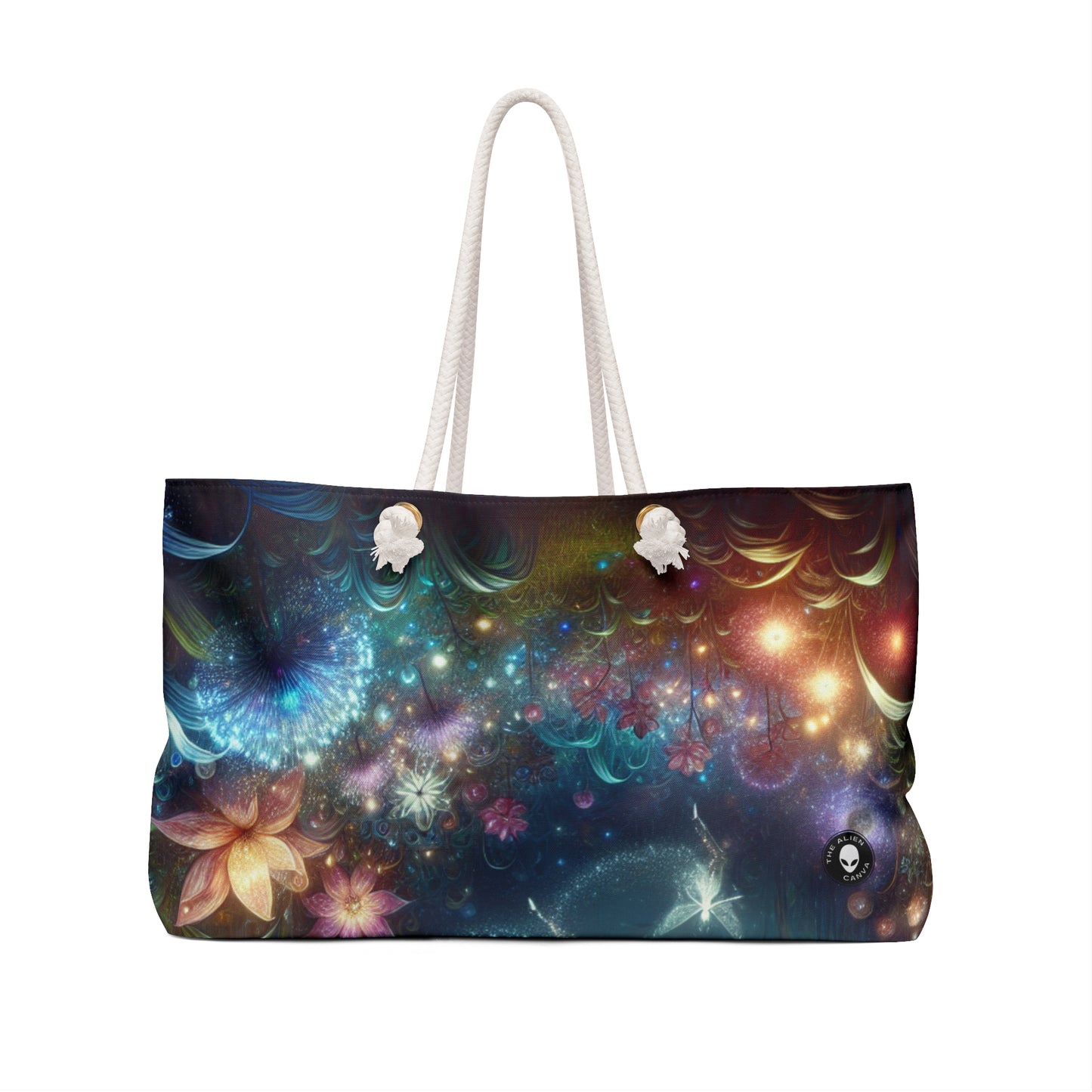 "Enchanted Moonlit Flower Forest" - The Alien Weekender Bag