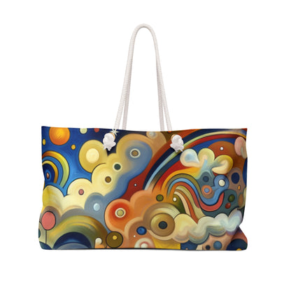 "Tiny Town in a Fishbowl" - The Alien Weekender Bag Naïve Surrealism