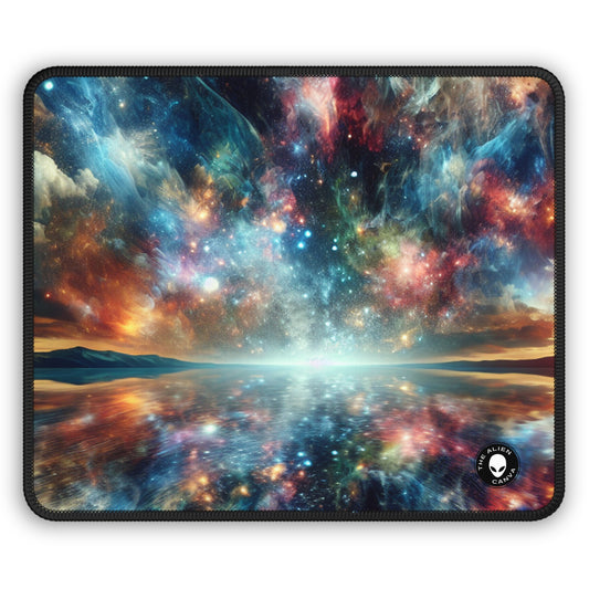 Galactic Reflections - The Alien Gaming Mouse Pad