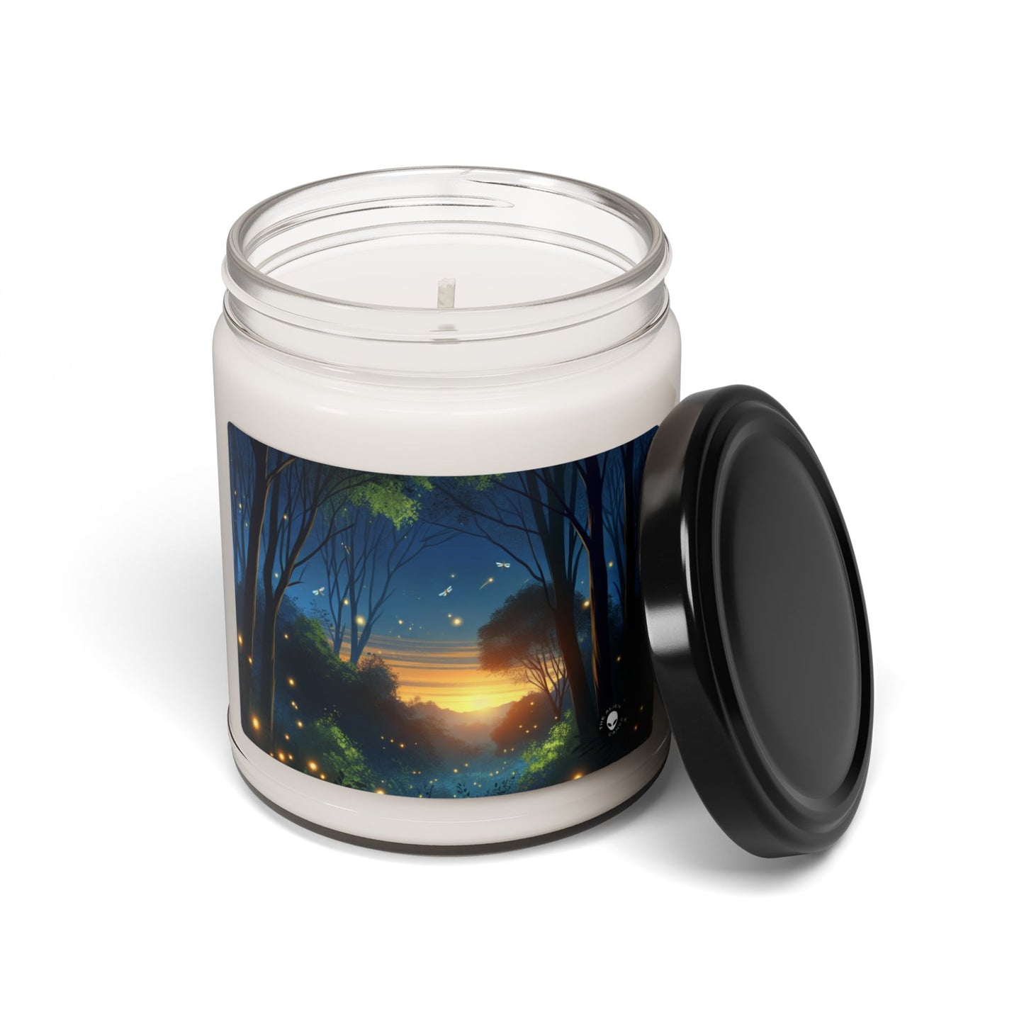 "Enchanted Dusk: Fireflies in the Forest" - The Alien Scented Soy Candle 9oz