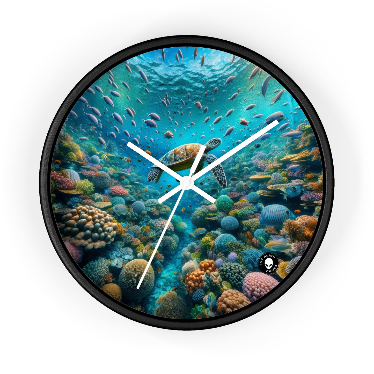 "Beneath the Surface: An Underwater Wonderland" - The Alien Wall Clock