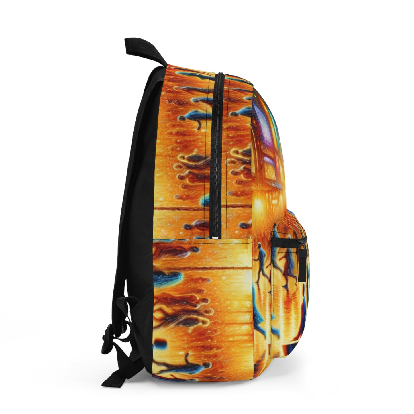 "Neon Nightscapes: A Symphony of City Chaos" - The Alien Backpack