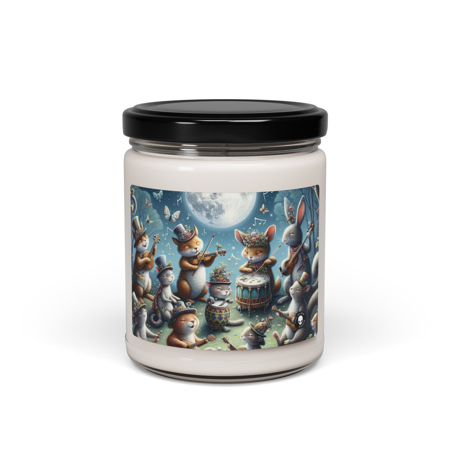 "Moonlit Melodies in the Enchanted Forest" - The Alien Scented Soy Candle 9oz